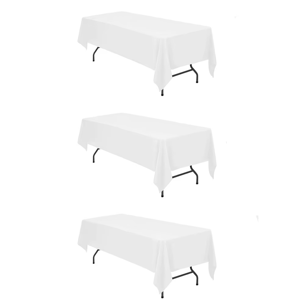 Nappe rectangulaire imperméable pour fête de mariage, grill de table de poulet, couverture de table,