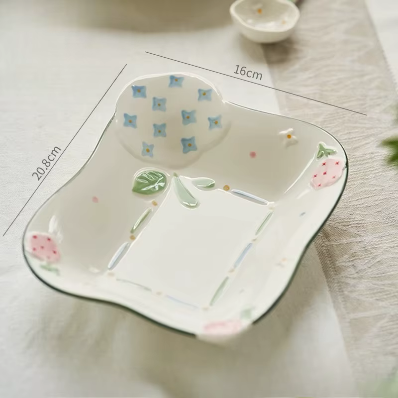Petites vaisselle et assiettes fraîches et de haute valeur pour la maison de style nordique