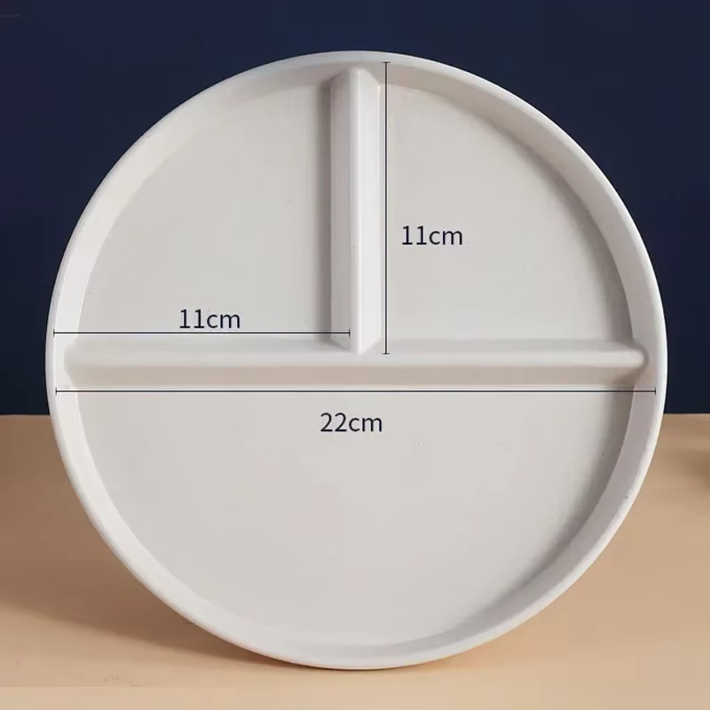 Plaque de table en plastique anti-chute pour enfants, 3 compartiments dans, ménage adulte
