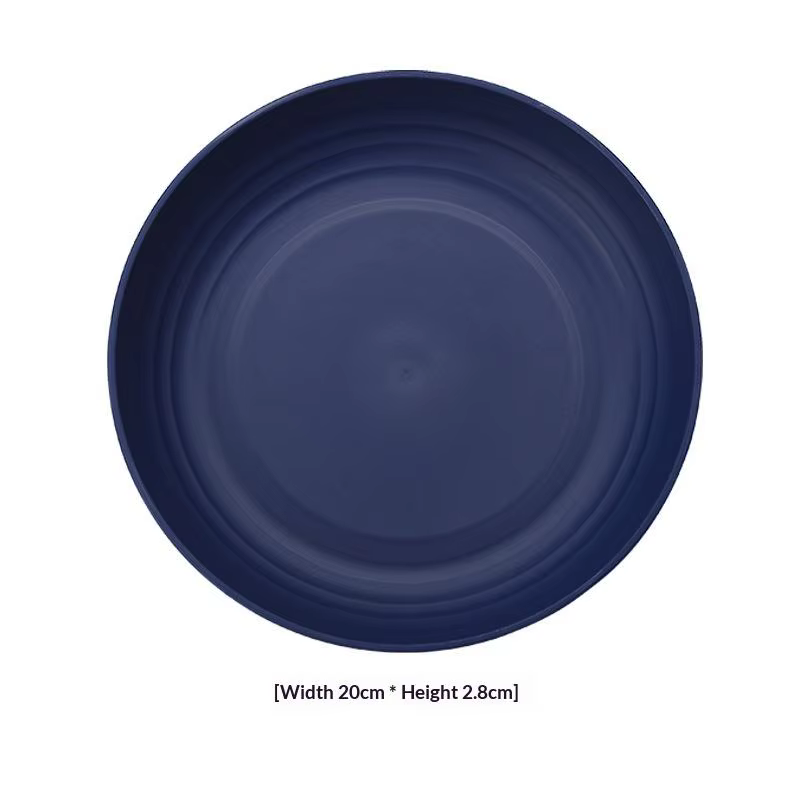 Ensemble de vaisselle de pique-nique réutilisable en plastique pour 4 personnes, durable, pour dîner