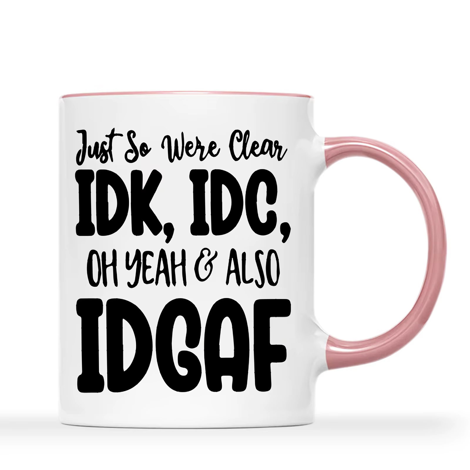 Mug en céramique 1 pièce, mug à café en céramique durable résistant à la chaleur avec la phrase amus