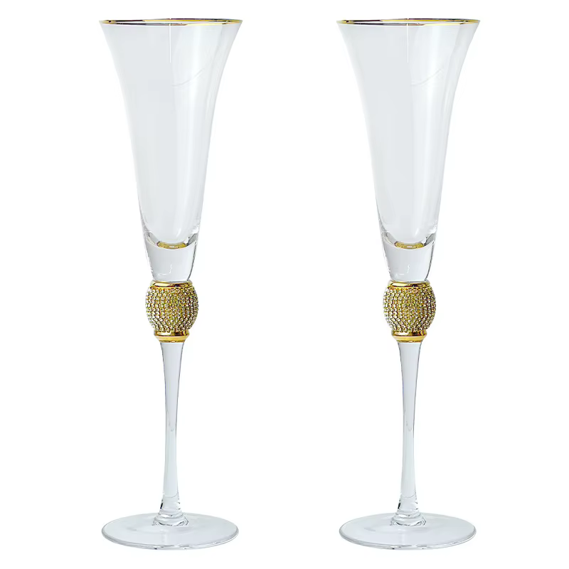Verre Créatif à Bords Dorés pour Vin Rouge, Cocktail, Champagne, Whisky, Bar, ix, Gobelet, Fournitur