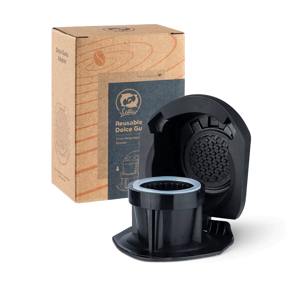 Adaptateur de capsules de café rechargeables et réutilisables, pour conversion de capsules de café D