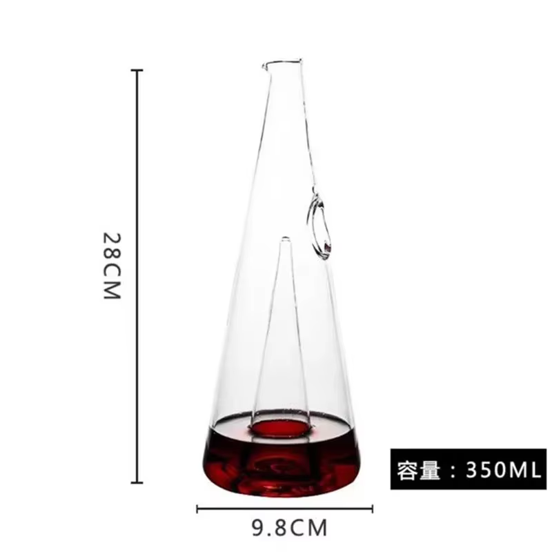 Pichet à décanter en forme de Dakota ide, carafe à décanter en verre, bouteille d'eau, bouteille de 