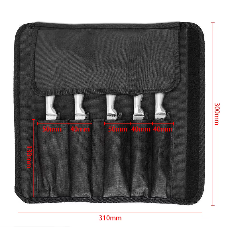 Sac à couteaux de Chef Portable multifonctionnel noir, sac en rouleau de couteaux, étui de transport