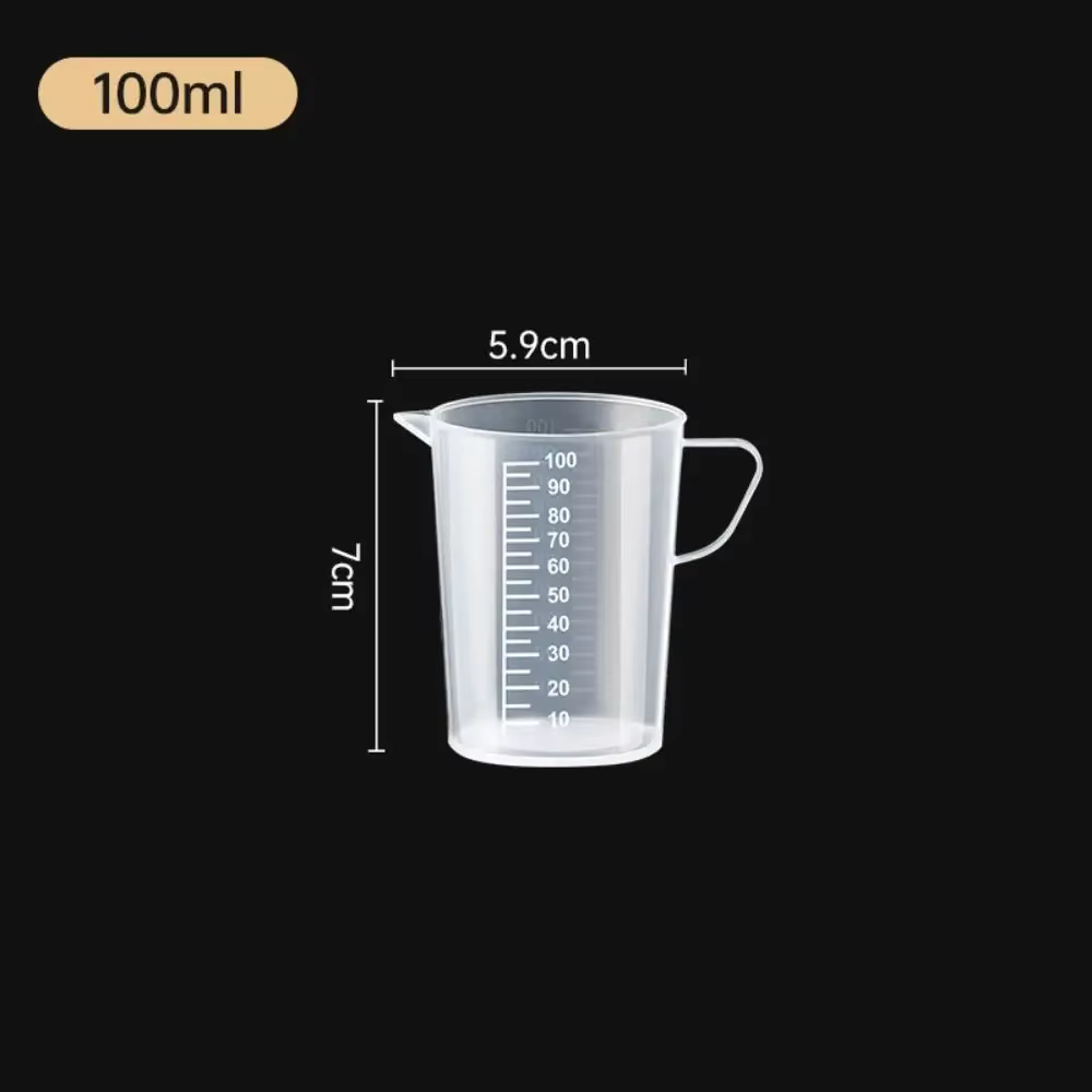 Tasse à mesurer en plastique épais de 100 à 5000ml, avec échelle, tasse à mesurer de qualité aliment