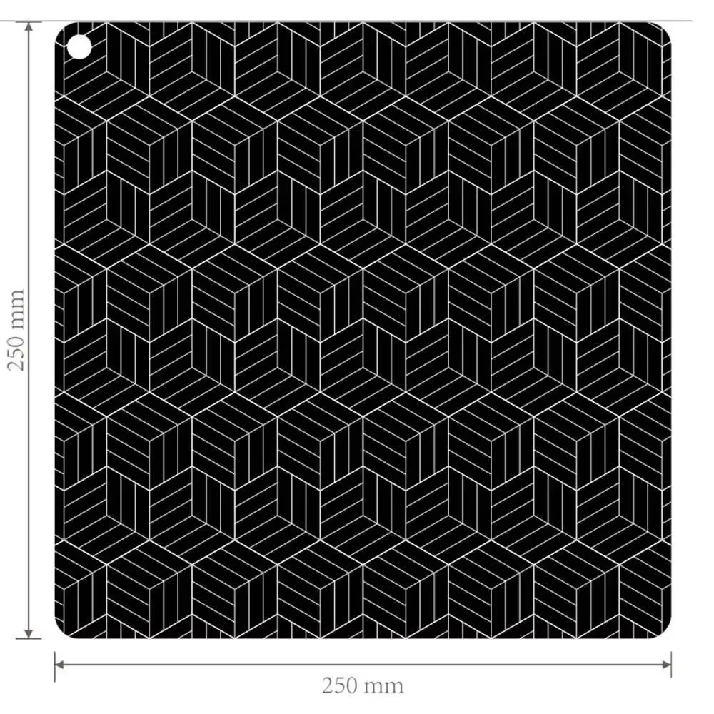 Tapis de table de cuisson à Induction en Silicone, 1 pièce, Protection ignifuge, plaque de cuisson à