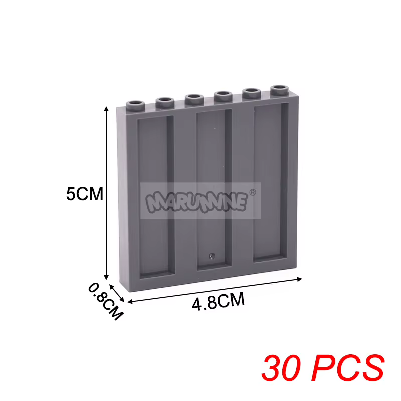 Marumine 30 pièces 23405 panneau 1x6x5 plaque ondulée MOC modèle Kit conteneur voiture piste accesso