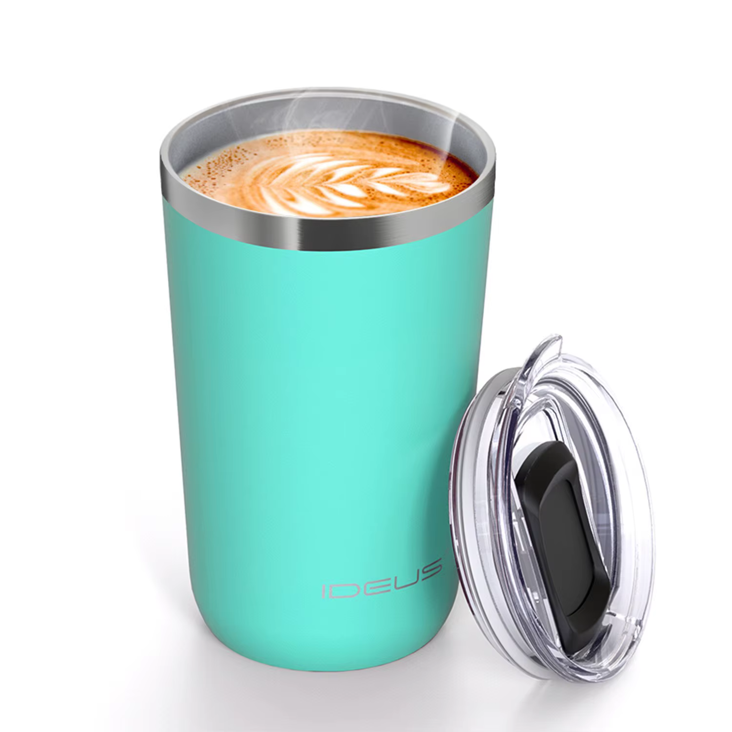 Tasse à café en acier inoxydable Ideus 600 ml, tasse de voyage, tasse isolée à double paroi anti-fui