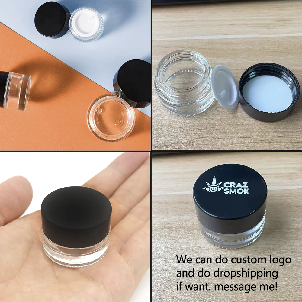 Pot en verre de 5ml, 20 pièces, conteneur de maquillage, bouteilles de crème pour le visage, boîte d
