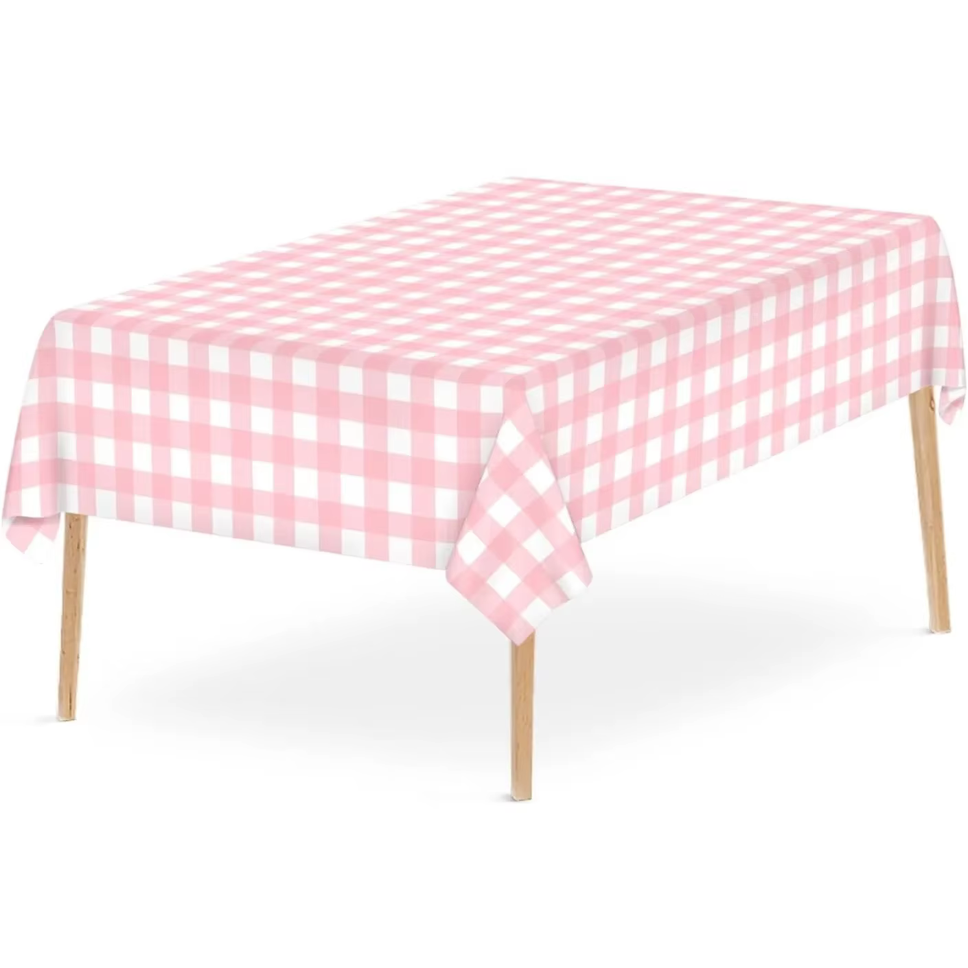Nappe en plastique jetable imperméable à l'huile, 1 pièce, 137x274cm, couverture de Table PEVA pour 
