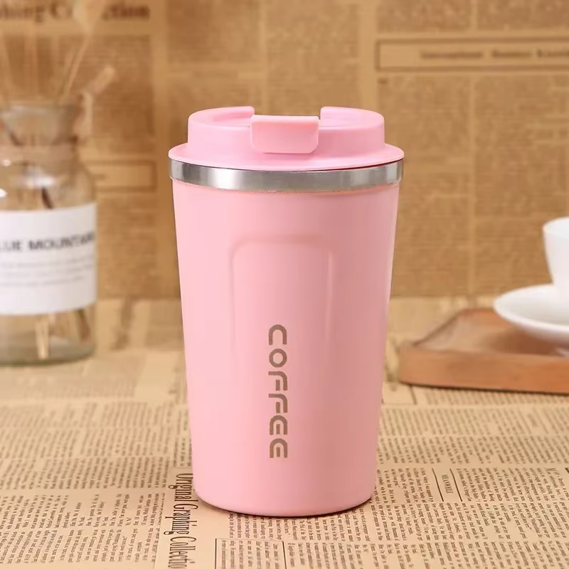 Chaud 380/510ML Thermo café étanche voyage Thermo tasse Double acier inoxydable pour thé eau café ca