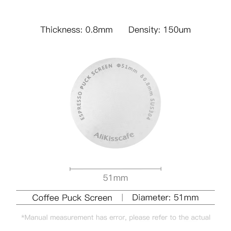 Filtre à expresso réutilisable pour porte-filtre, écran à café, maille de douche inférieure pour por