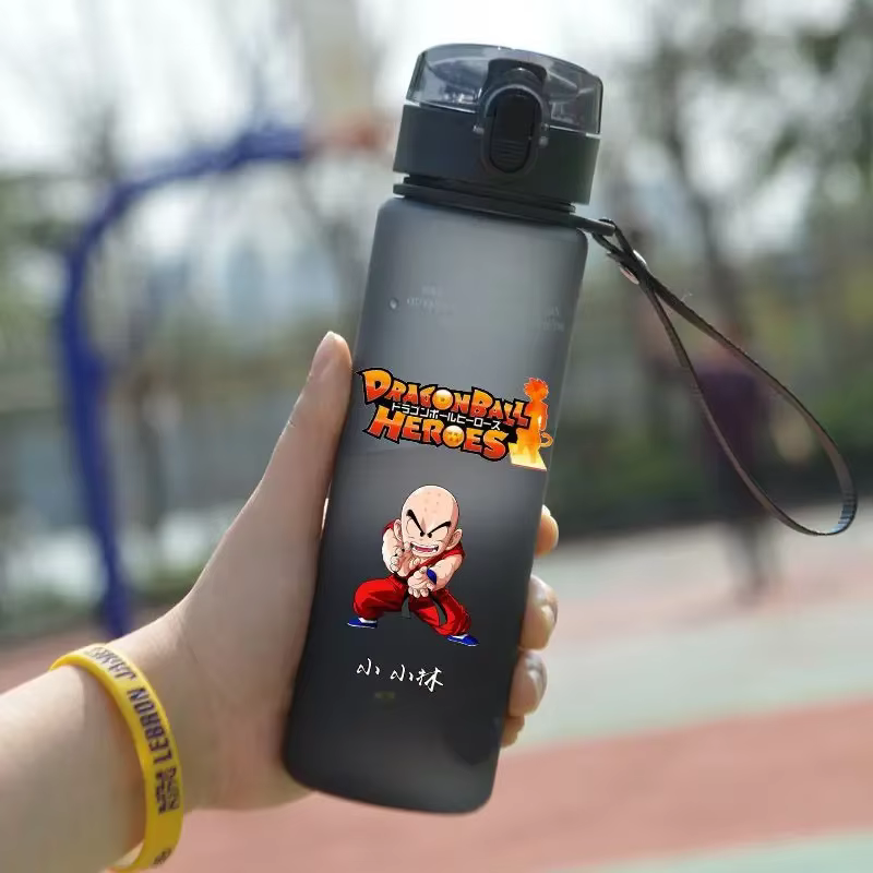 Bouteille d'eau de grande capacité Dragon Ball Son Goku Vegeta, pour hommes, femmes, étudiants, tass