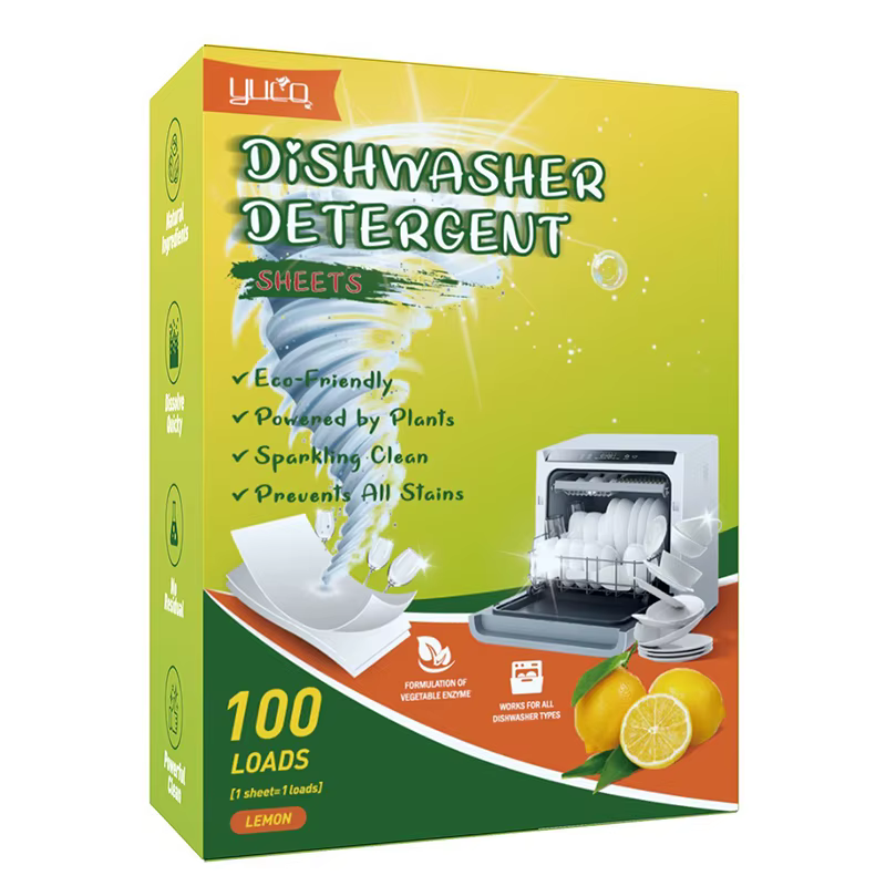 Nettoyant pour lave-vaisselle, tablettes détergentes puissantes pour éliminer les taches d'huile et