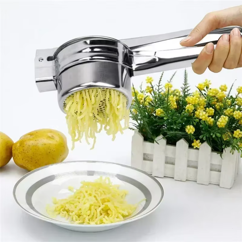 Presse-purée RicerPress purée de pommes de terre en acier inoxydable, purée de concassage, presse-fr