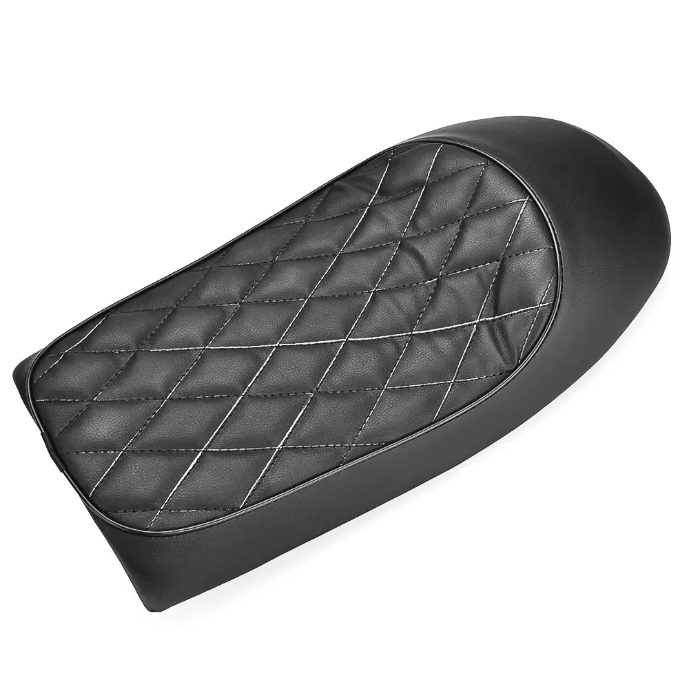 Selle de bosse vintage personnalisée pour moto, siège plat rétro pour Suzuki, Yamaha, Kawasaki, CB65