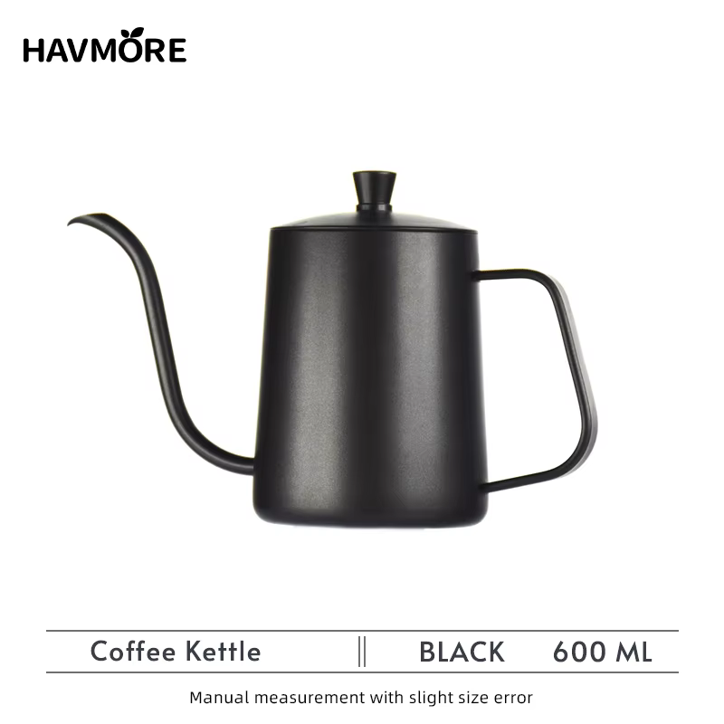 304 acier inoxydable 600ml Long bec col de cygne Barista expresso cafetière bouilloire théière acces