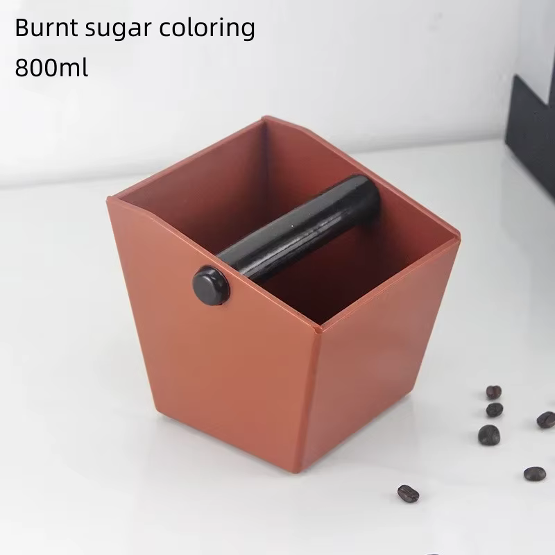 Boîte à café en ABS de 800ml, poubelle à expresso pour marc de café avec barre de frappe amovible, a