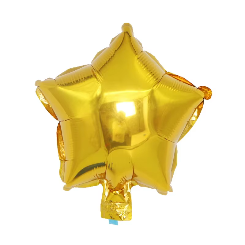 10 pièces 10 pouces or rose argent feuille étoile ballon anniversaire mariage fête de noël décor béb