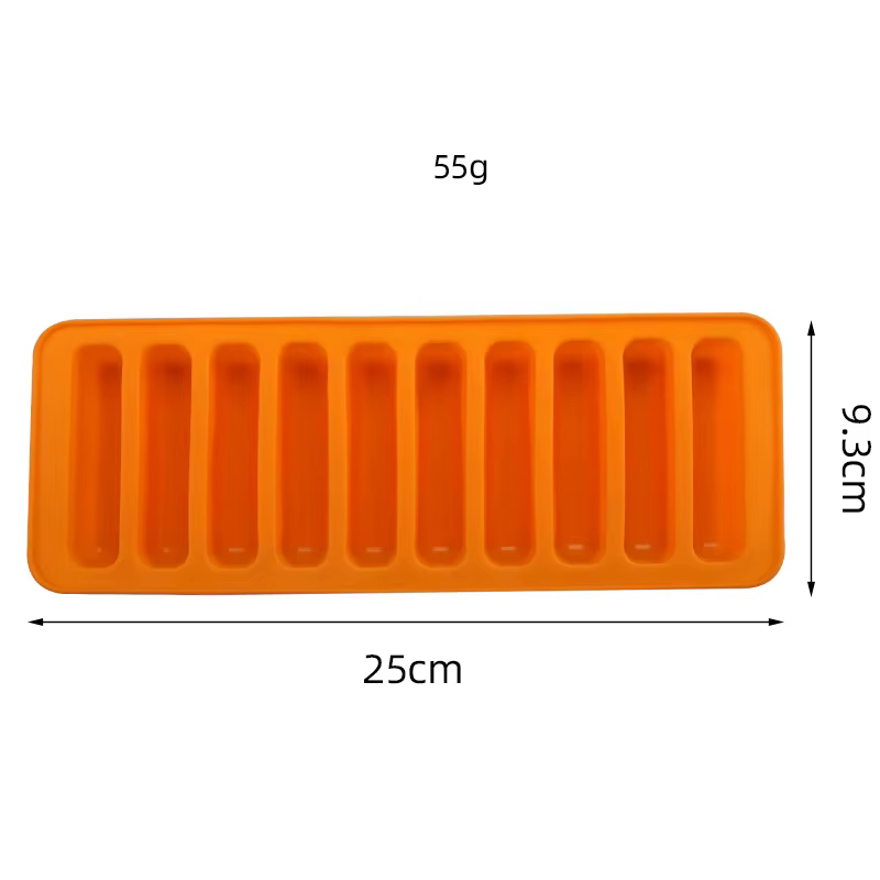 Moule de barre de glace en Silicone, 1 pièce, pain, Biscuit, tasse Mafen, moule à gâteau, plateau de