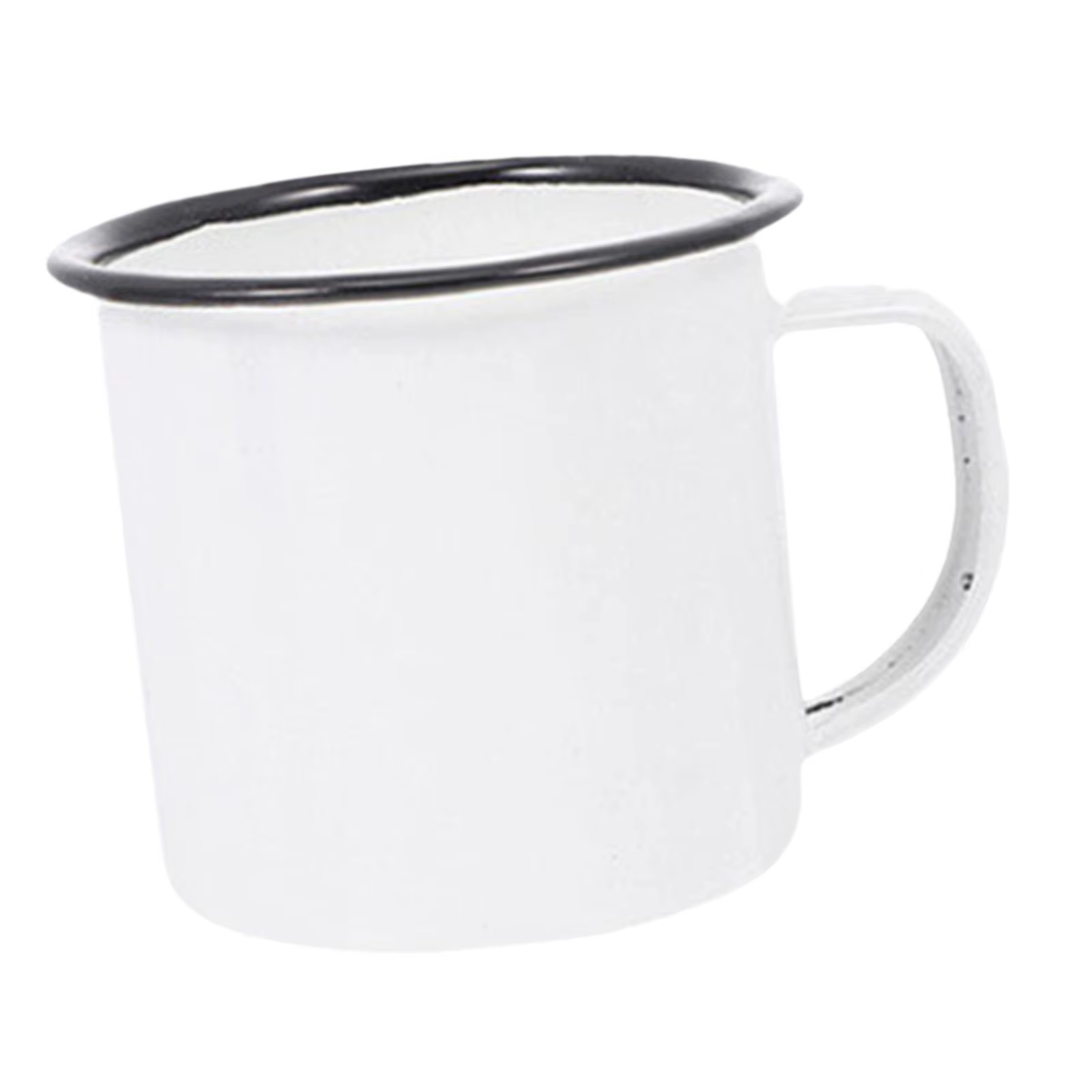 Tasse à café en émail, tasse à thé, tasse d'eau élégante et robuste, verres, tasse à lait pour table