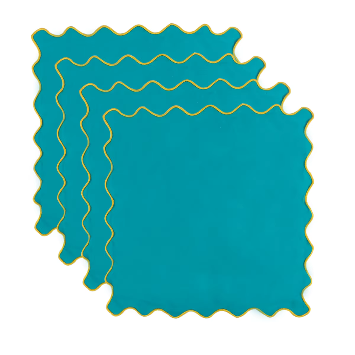 Serviettes de table, serviettes en mélange de coton et de lin, lot de 4, parfaites pour les fêtes, l