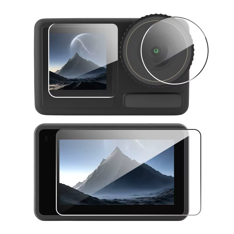 Protecteur d'écran HD pour DJI Osmo Action 6 5 4 3 Action 5 Pro, Film de protection d'objectif de ca