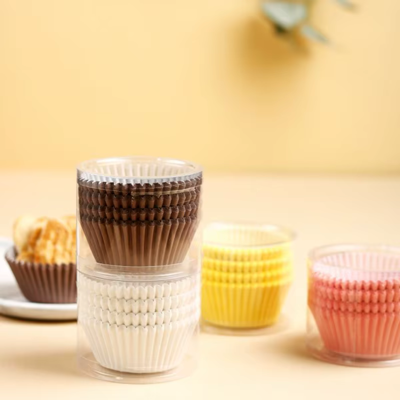 100 pièces jetables Muffin tasses oeuf tarte moules résistant à la chaleur Cupcake tasses épaissi pa