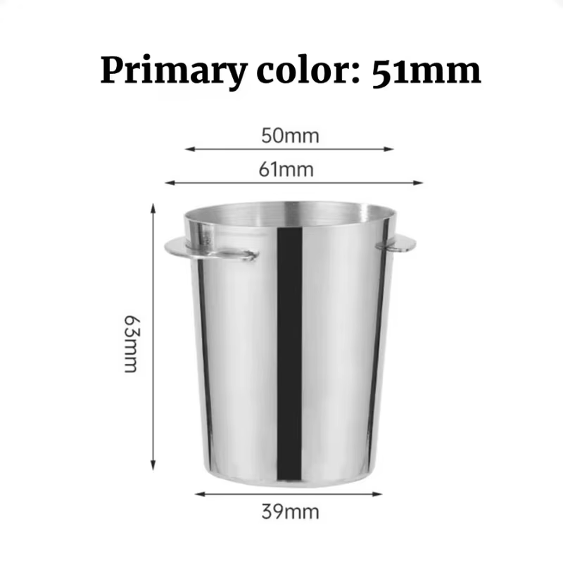 Tasse doseuse de café, tasse à renifler pour Machine à expresso, tasse doseuse de café en acier inox