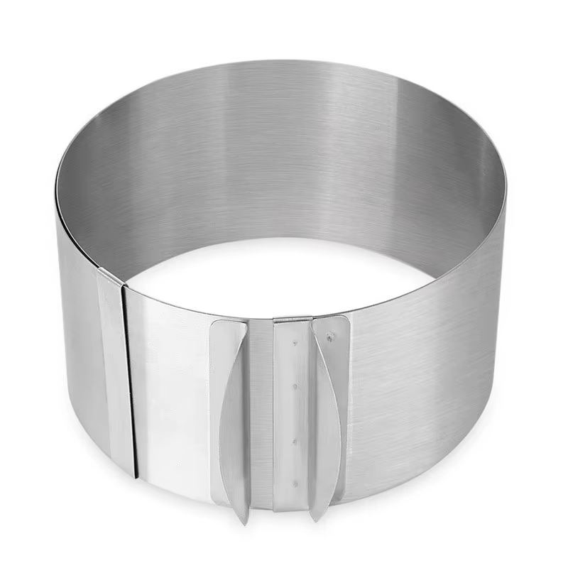 Anneau de cuisson pour gâteau en Mousse, moule rond réglable et rétractable, anneau circulaire en ac