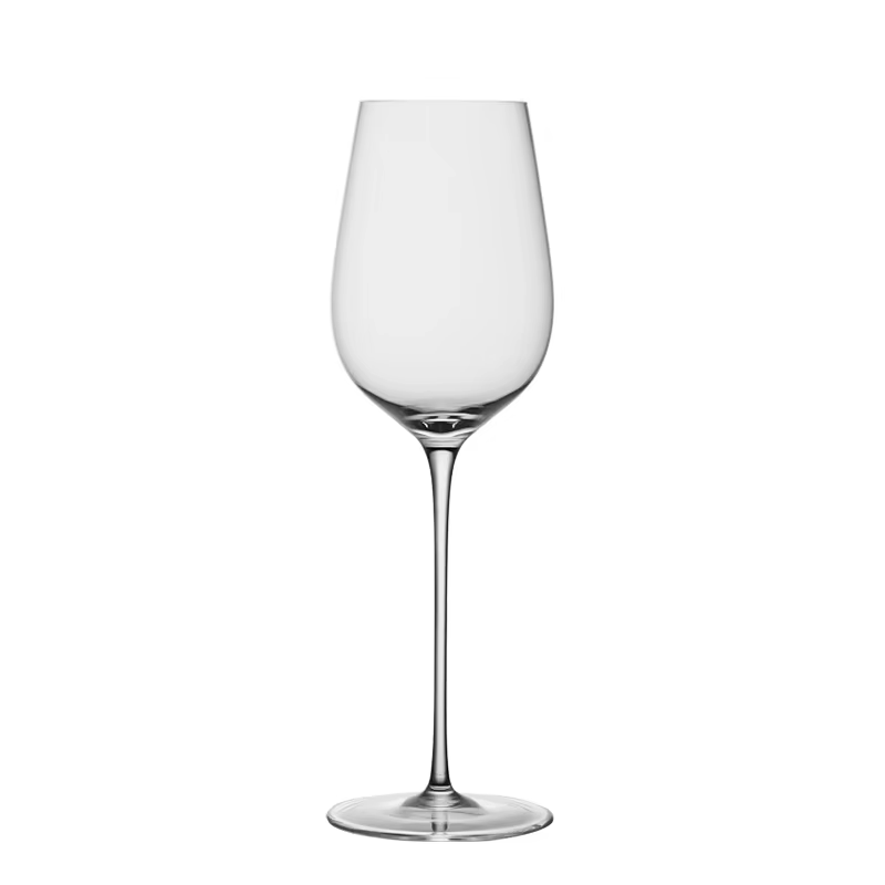 CRISON PREMIUM Verre de cristal haut de gamme fait à la main Verre à vin à tige rouge avec un design