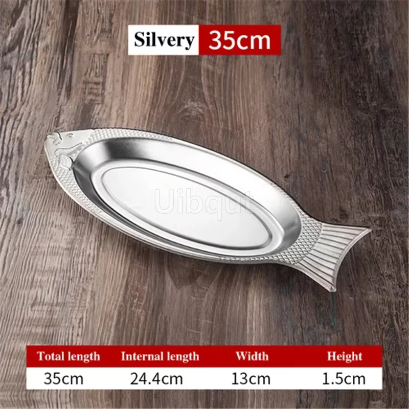 Assiette à poisson cuite à la vapeur en forme de plat assiette à oeufs créative assiette de Barbecue