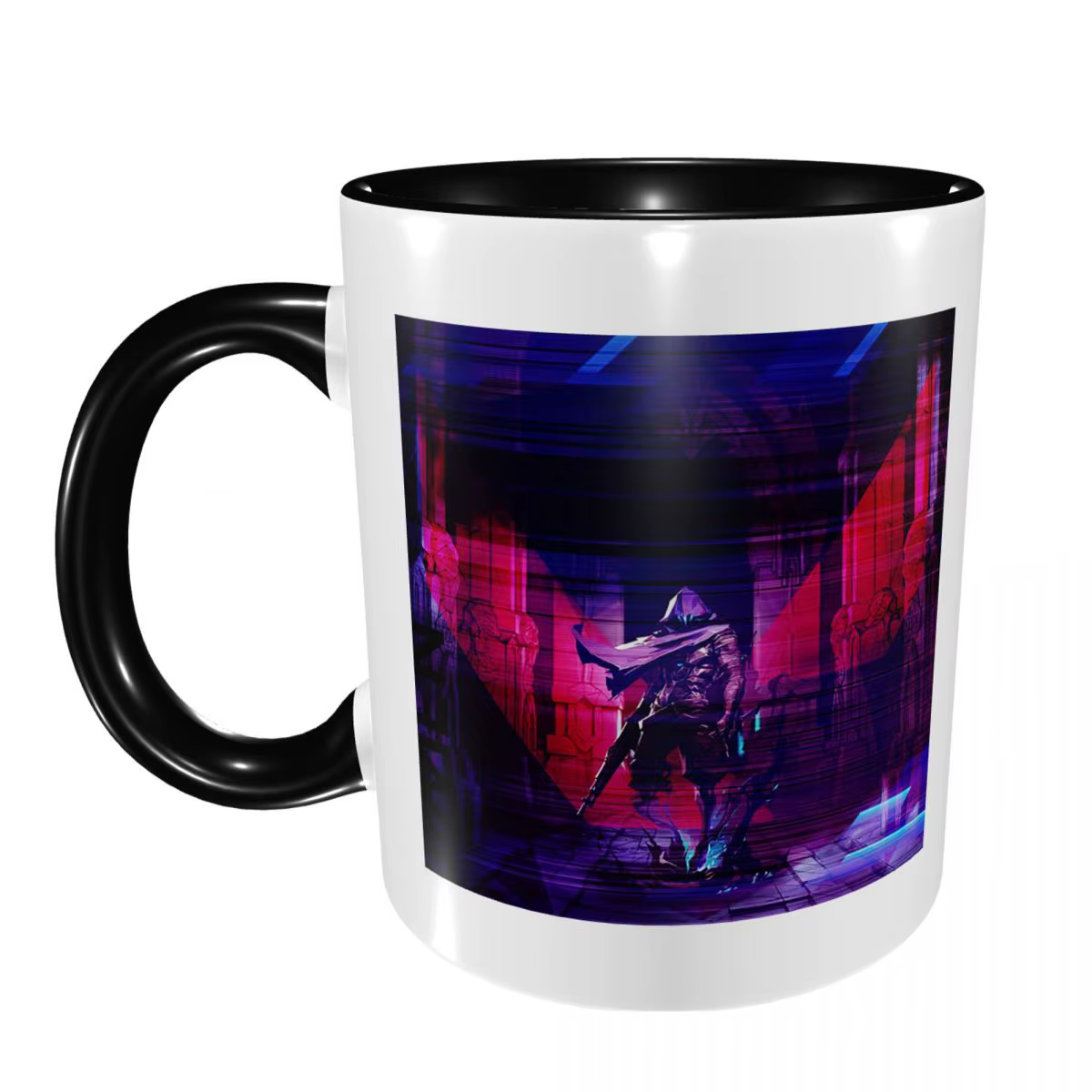 Tasse à café en céramique amusante Omen V-Valorant Riot Games, tasses à thé, tasses à lait, vaissell