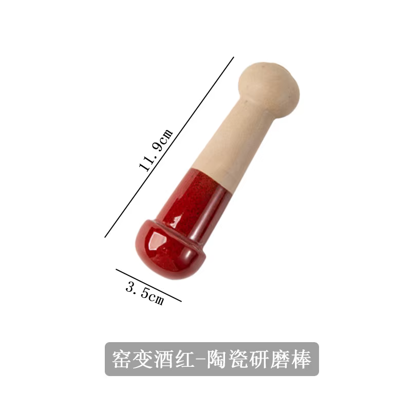Mortier japonais pour moutonner la moutarde, l'ail et le poivre, ustensile de cuisine manuel pour la