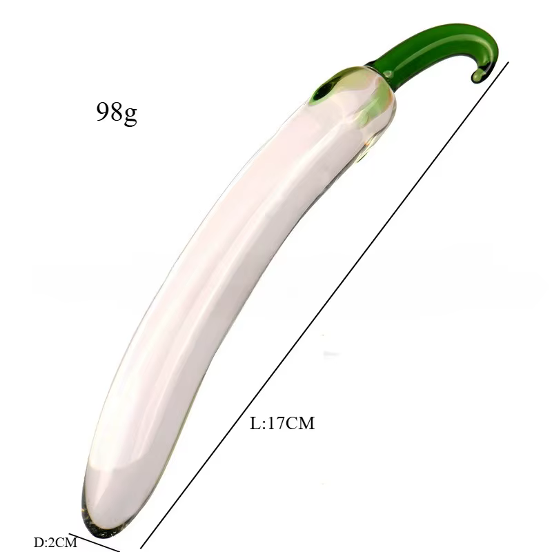 Fruit verre pénis Masturbation femelle Anus Plug jouet sexe masturbateur adulte godemichet Anal stim