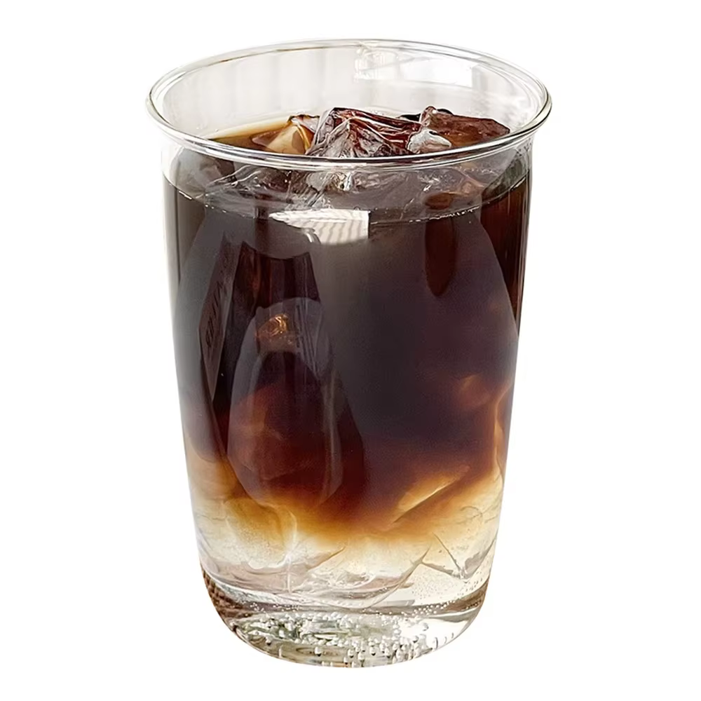 Tasse à café en verre Transparent de 420ml, haute teneur en Borosilicate, résistante à la chaleur, p