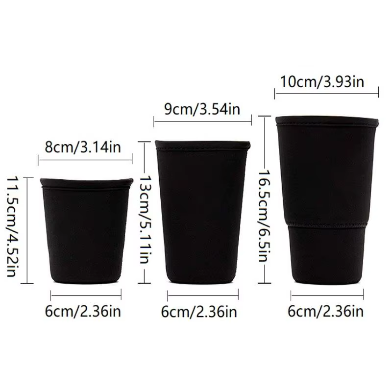 ☭ Manchon réutilisable pour café glacé, isolant pour boissons froides, porte-gobelet en matériau de 
