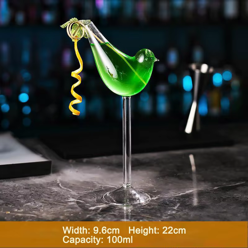 Verre à Cocktail créatif en forme de poisson, gobelet en verre pour Bar KTV, boîte de nuit, tasse à 