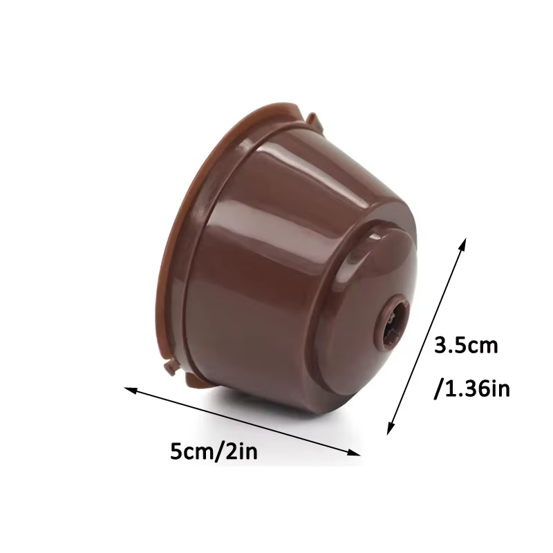 Capsule de café réutilisable, tasse filtrante pour Nescafé Dolce Gusto, bouchon rechargeable, cuillè