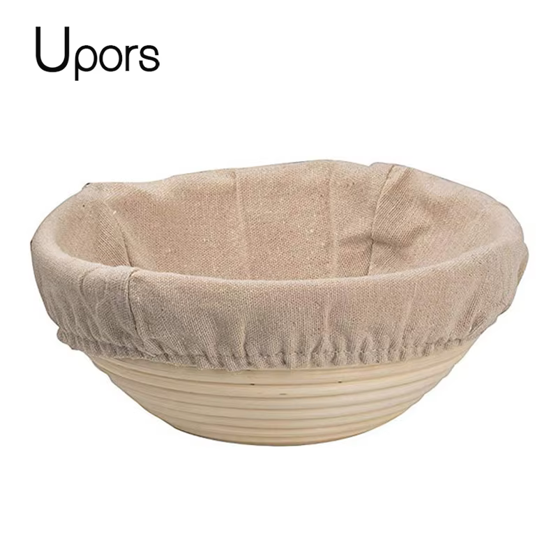 UPORS panier à pain en rotin ovale naturel rotin pâte en osier Fermentation levain Banneton panier à