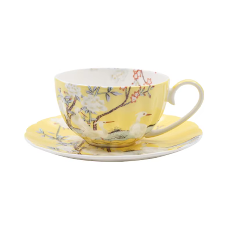 Tasse à café de style britannique et ensembles de thé de l'après-midi en porcelaine Sophia, décorati