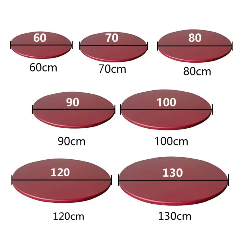 Juste de table ronde pour mariage, étui étanche, nappe élastique couvertes, huile verte, décoration