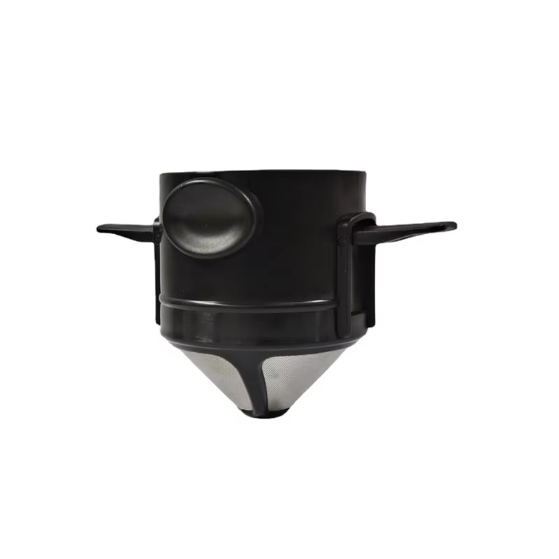 Filtre à café pliable portable en acier inoxydable, porte-thé goutte à goutte, panier à entonnoir, p