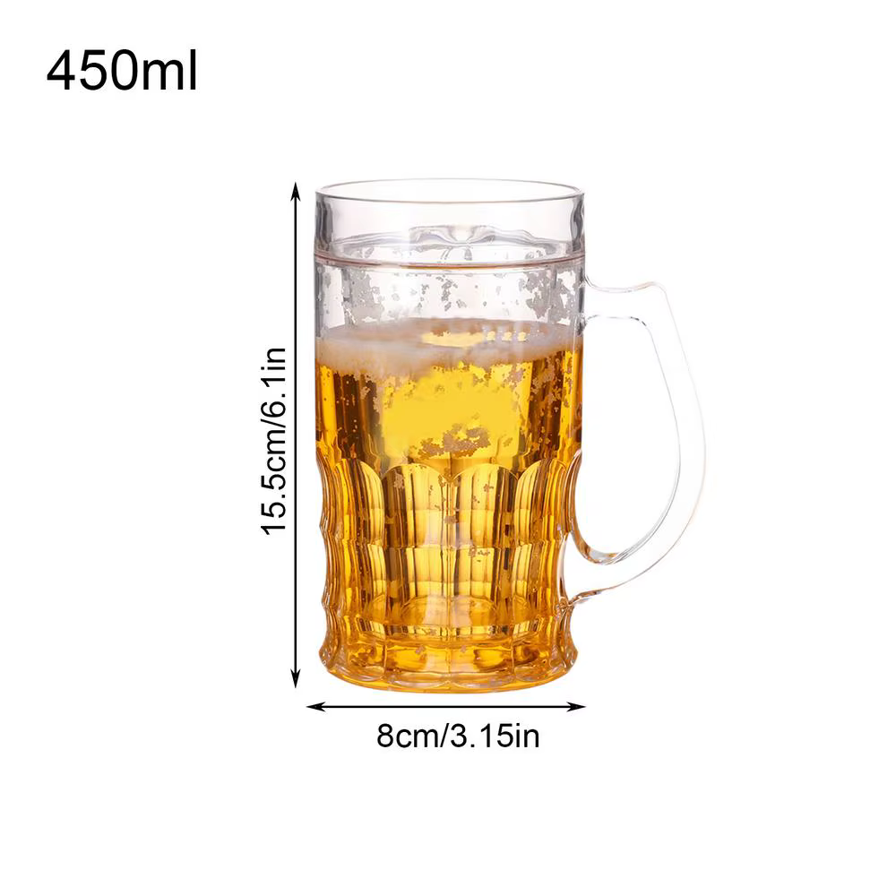 Tasse à bière fausse drôle de 450ml, tasse à bière réaliste avec poignées, jouets délicats, modèle d