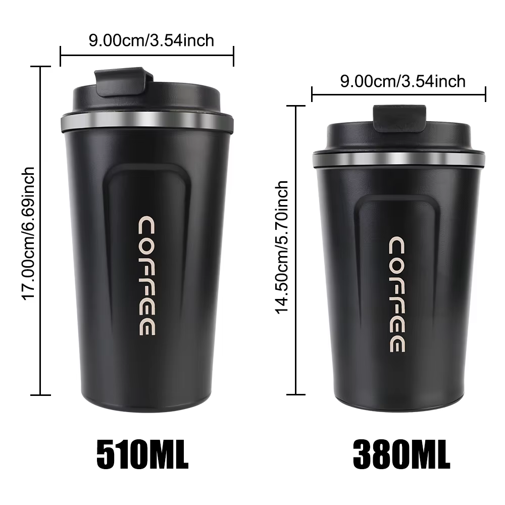 Tasse Thermos de voiture Thermo café pour thé eau café anti-fuite tasse Thermo de voyage tasse à caf