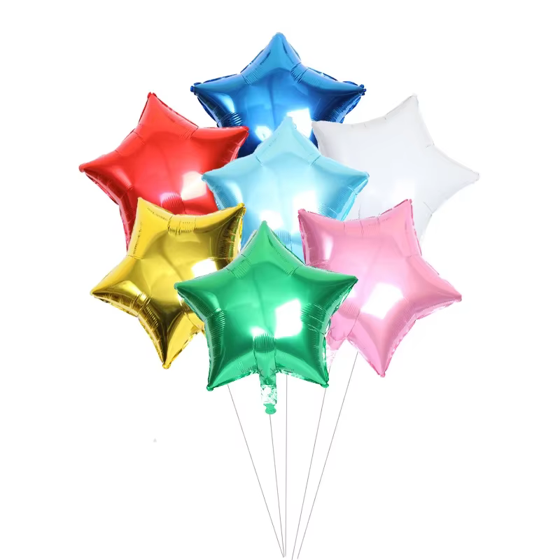 10 pièces 10 pouces or rose argent feuille étoile ballon anniversaire mariage fête de noël décor béb