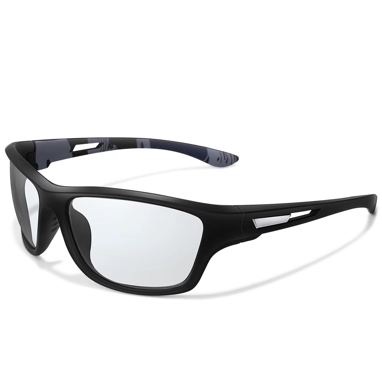 Lunettes de soleil photochromiques pour hommes et femmes, verres ovales tendance, monture intégrale,