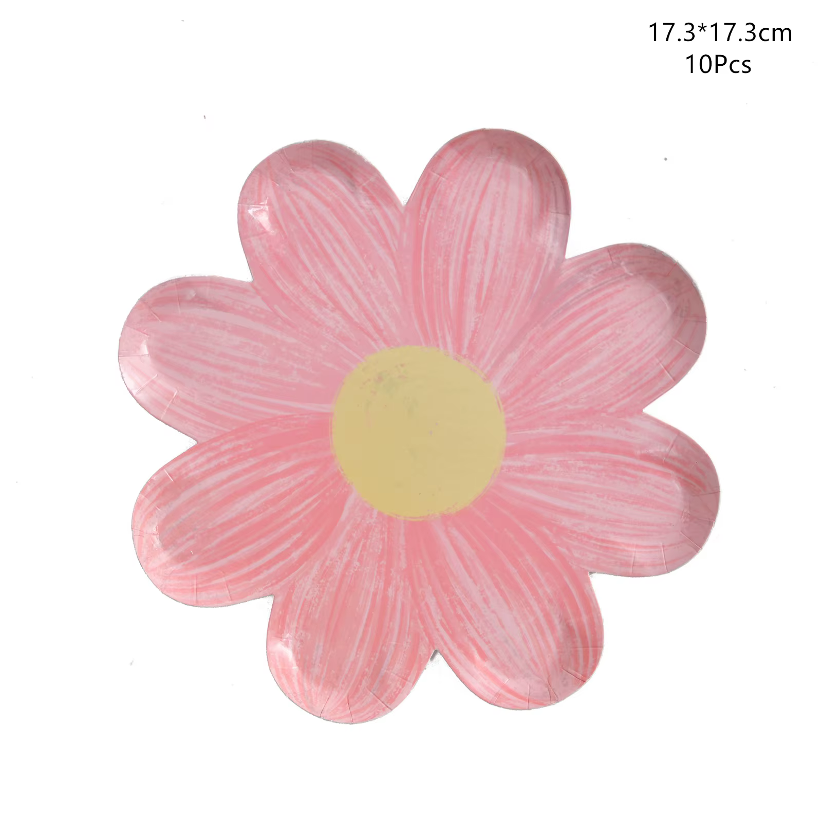 Assiette en papier marguerite jetable, assiette à repas en fleurs, assiettes à gâteaux de pique-niqu