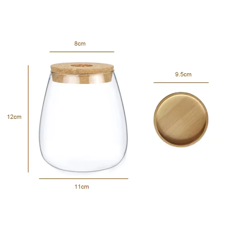 Pot en verre hydroponique - Vase de propagation moderne pour plantes d'intérieur et décoration intér